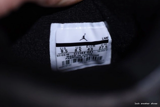 Rep LUCY CI1184-001 Black Jordan Air 4 Laser Retro 0805